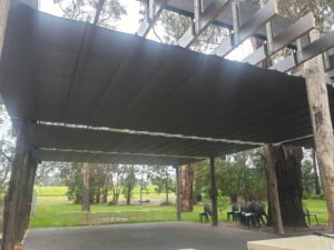 Pleated Patio Blinds, Helens Hill Winery (2)