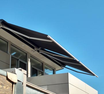 Semi Cassette Folding Arm Awning