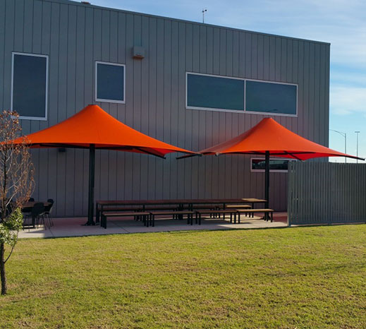 Big Red Umbrellas