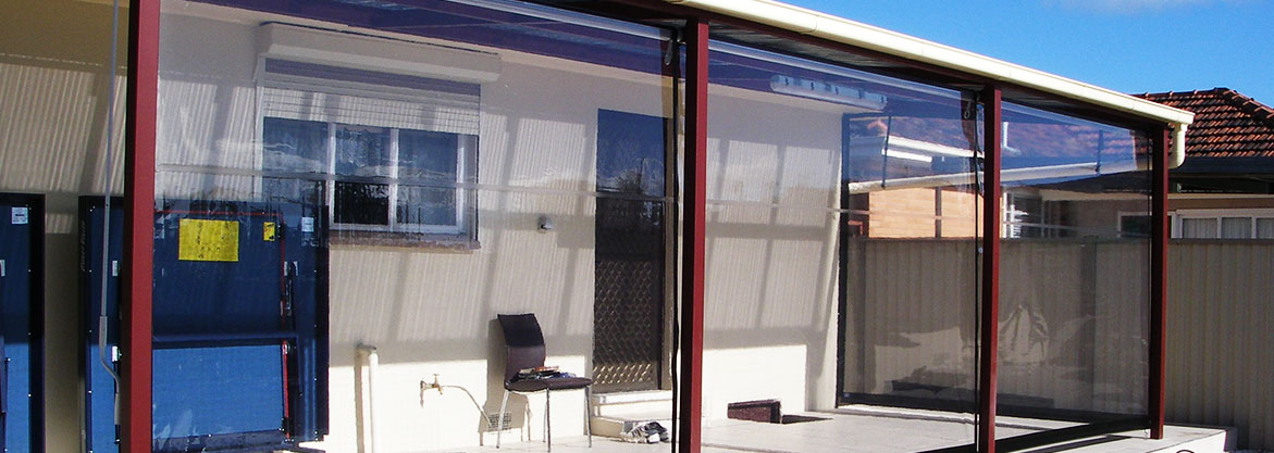 Plastic best sale outdoor blinds