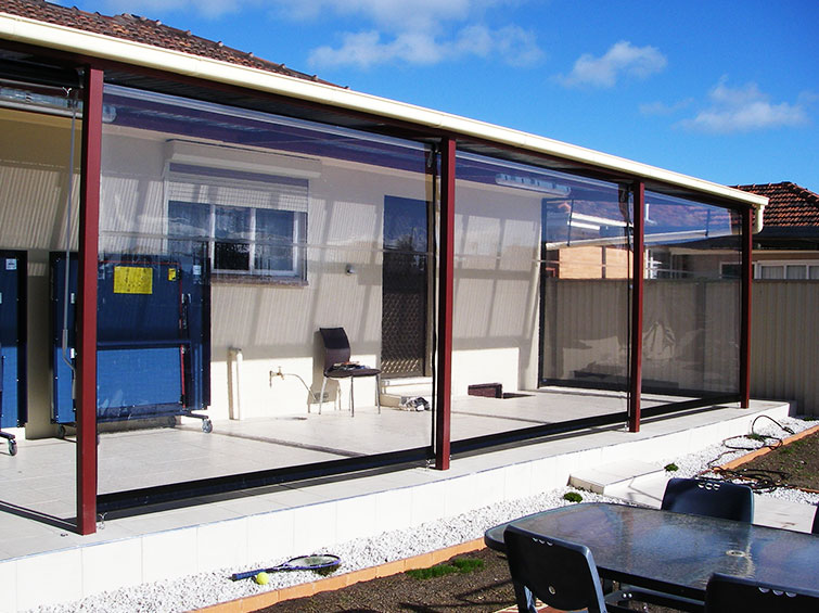 Outdoor Pvc Blinds Clear, Clear Plastic Curtains For Pergola
